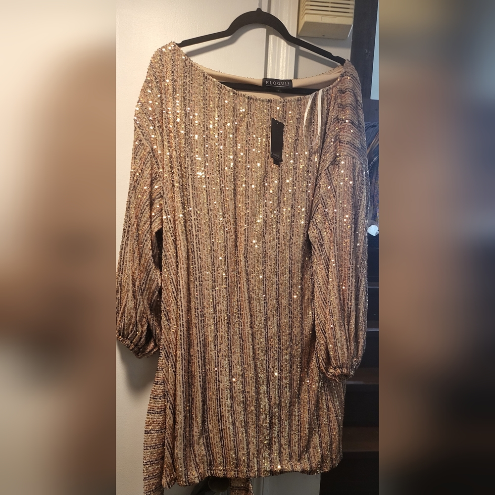 Eloquii Sequin Dress